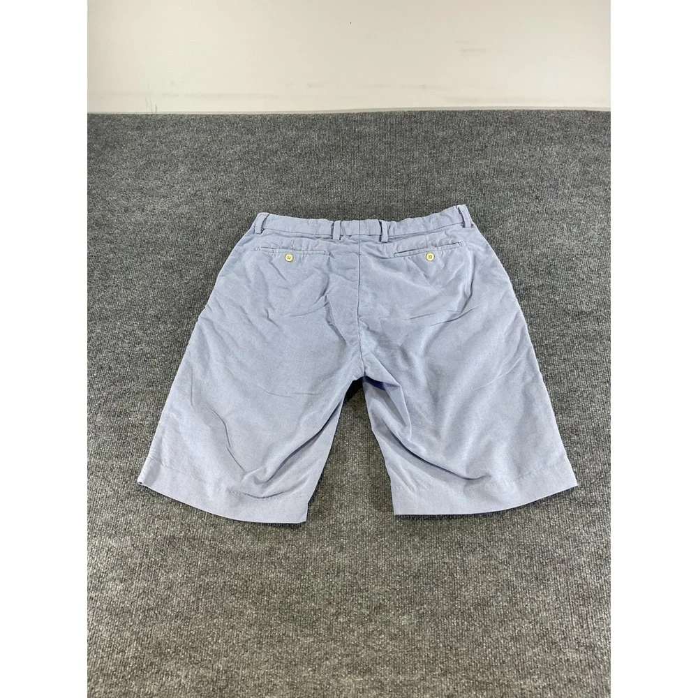 Polo Ralph Lauren Shorts Men's 34 Light Blue Chino Flat Front Classic Fit Casual